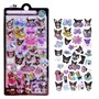 77678 3D наклейки Sanrio Kuromi and friends 9,5*21 см, 40 шт. на листе, 8 дизайнов в ассортименте 1751782861
