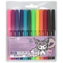 76601 Фломастеры "Куроми", 12 цветов, на водной основе с вентилируемым колпачком. Устойчивы к перепадам температур, морозостойкие. 1502330348