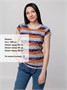 Футболка женская Rayet Lady двусторонняя, оранжевая с фиолетовым 37966385