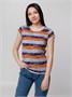 Футболка женская Rayet Lady двусторонняя, оранжевая с фиолетовым 37966385