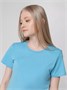 Футболка женская T-bolka Lady, голубая 1113300447
