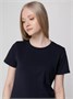 Футболка женская T-bolka Lady, темно-синяя 1269615943