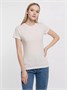 Футболка женская T-bolka Lady, молочно-белая 21402808