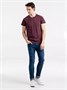 Футболка мужская Regent Fit 150, бордовый меланж 933134180