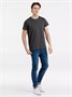 Футболка мужская Regent Fit 150, черный меланж 979460392