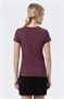 Футболка женская Regent Fit Women, бордовый меланж 218251668