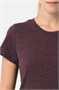 Футболка женская Regent Fit Women, бордовый меланж 218251668