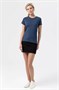 Футболка женская Regent Fit Women, синий меланж 555167079