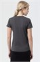 Футболка женская Regent Fit Women, черный меланж 1051524507