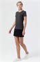 Футболка женская Regent Fit Women, черный меланж 1051524507