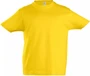 Футболка детская Imperial Kids 190, желтая 2131377840
