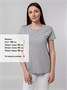 Футболка женская T-bolka Stretch Lady, серый меланж 1177062258