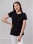 Футболка женская T-bolka Stretch Lady, черная 1220124223