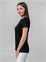 Футболка женская T-bolka Stretch Lady, черная 1220124223
