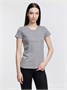 Футболка женская Pioneer Women, серый меланж 608093879