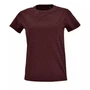 Футболка женская Imperial Fit Women, бордовый меланж 1808153699