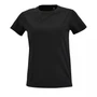 Футболка женская Imperial Fit Women, черная 1688985240