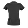 Футболка женская Imperial Fit Women, черный меланж 1295374305