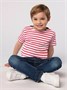 Футболка детская Miles Kids белая с красным 940427019
