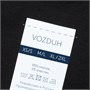 Футболка оверсайз Vozduh 2.0, черная 13513103