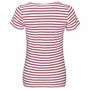 Футболка Miles Women белая с красным 1551852477