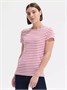 Футболка Miles Women белая с красным 1551852477
