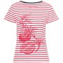 Футболка Miles Women белая с красным 1551852477