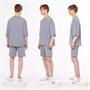 Футболка унисекс оверсайз T1, серая 2132402548