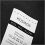 Футболка оверсайз унисекс Kosmos 2.0, черная 1284307014