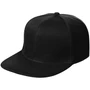 Бейсболка Snapback с прямым козырьком, черная 123183934