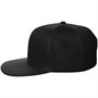 Бейсболка Snapback с прямым козырьком, черная 123183934