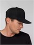 Бейсболка Snapback с прямым козырьком, черная 123183934