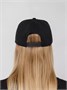 Бейсболка Snapback с прямым козырьком, черная 123183934