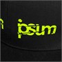Бейсболка Snapback с прямым козырьком, черная 123183934