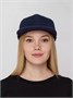 Бейсболка Snapback с прямым козырьком, темно-синяя 993094204