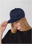Бейсболка Snapback с прямым козырьком, темно-синяя 993094204