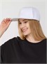 Бейсболка Snapback с прямым козырьком, белая 261961551