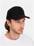 Бейсболка Classic 2.0, черная с красным кантом 25358306
