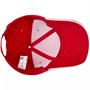 Бейсболка Canopy, красная с белым кантом 87377170