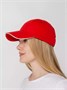 Бейсболка Canopy, красная с белым кантом 87377170