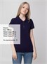 Рубашка поло женская Virma Lady, темно-синяя 1134965934