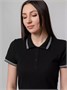 Рубашка поло женская Virma Stripes Lady, черная 2062004046
