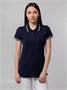 Рубашка поло женская Virma Stripes Lady, темно-синяя 1433218661