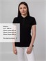 Рубашка поло женская Virma Premium Lady, черная 1322950817