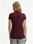 Рубашка поло женская Brandy Women, бордовая с белым 1254037454