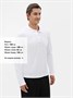 Рубашка поло мужская с длинным рукавом Perfect LSL Men, белая 1917855560