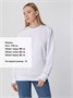 Свитшот унисекс Sublimatism, белый 1367342966