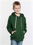 Толстовка с капюшоном детская Kirenga Kids, темно-зеленая 2030329425