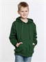 Худи детское Kirenga Kids 2.0, темно-зеленое 610196058