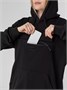 Худи унисекс с карманом на груди Chest Pocket, черное 1420540395